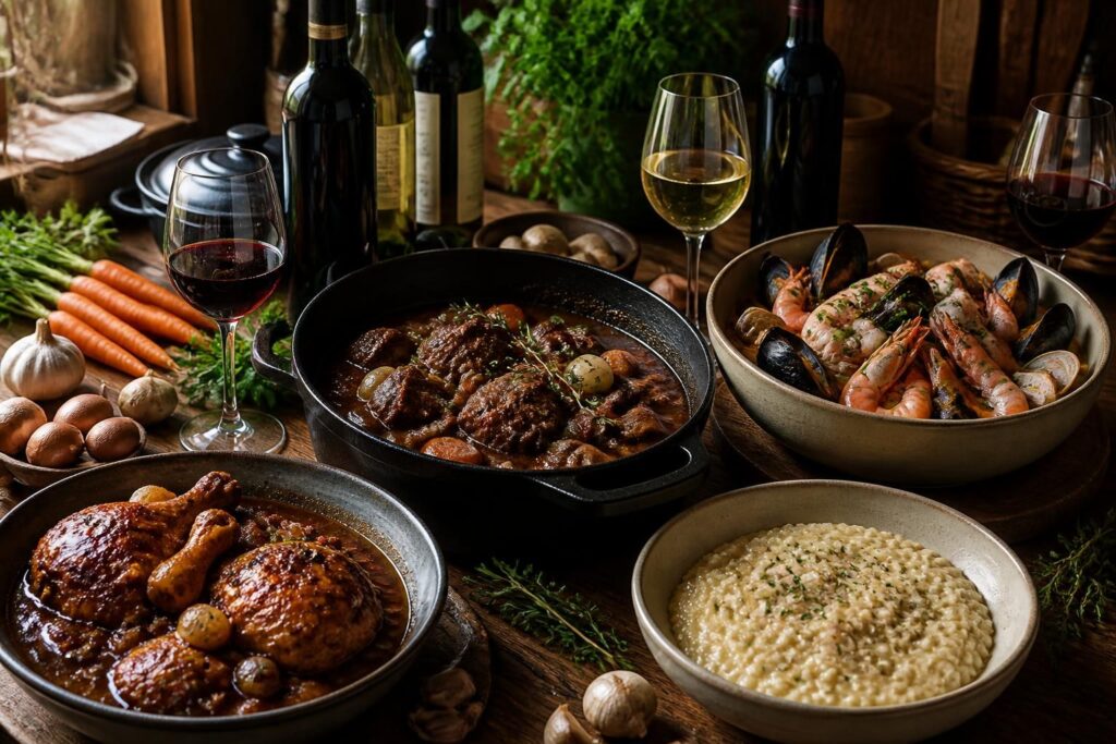Cuisiner au vin : 15 grands classiques et leurs secrets