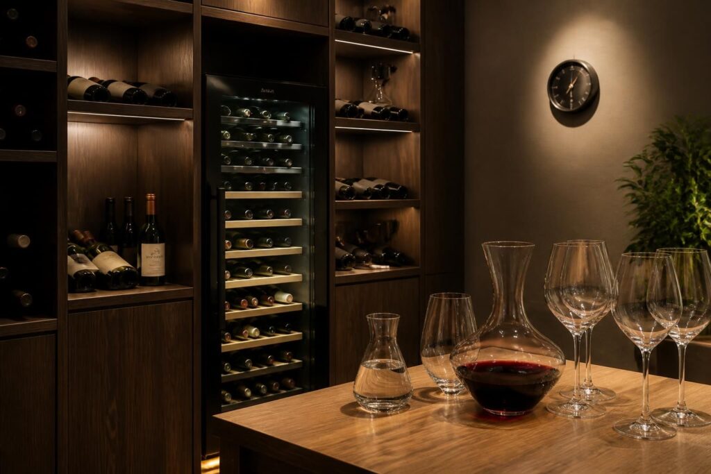 Servir et conserver son vin : cave, verres, température, carafage