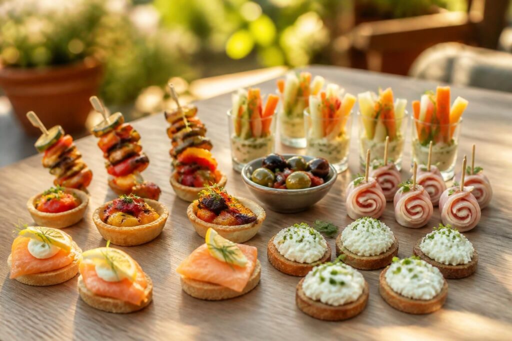 découvrez 15 idées faciles d'amuse-bouches apéritifs légers pour ravir vos invités avec des saveurs délicates et une préparation rapide.