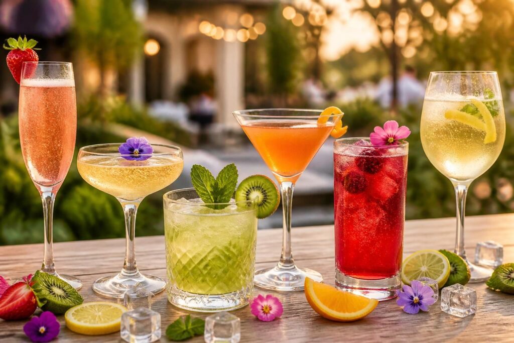 découvrez 6 recettes de cocktails au champagne raffinés pour sublimer vos réceptions et impressionner vos invités avec des saveurs pétillantes et élégantes.