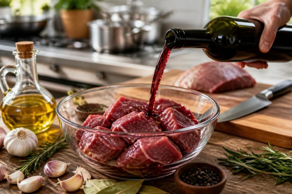 découvrez comment utiliser la marinade au vin pour attendrir et sublimer vos viandes grâce à une technique simple et efficace.