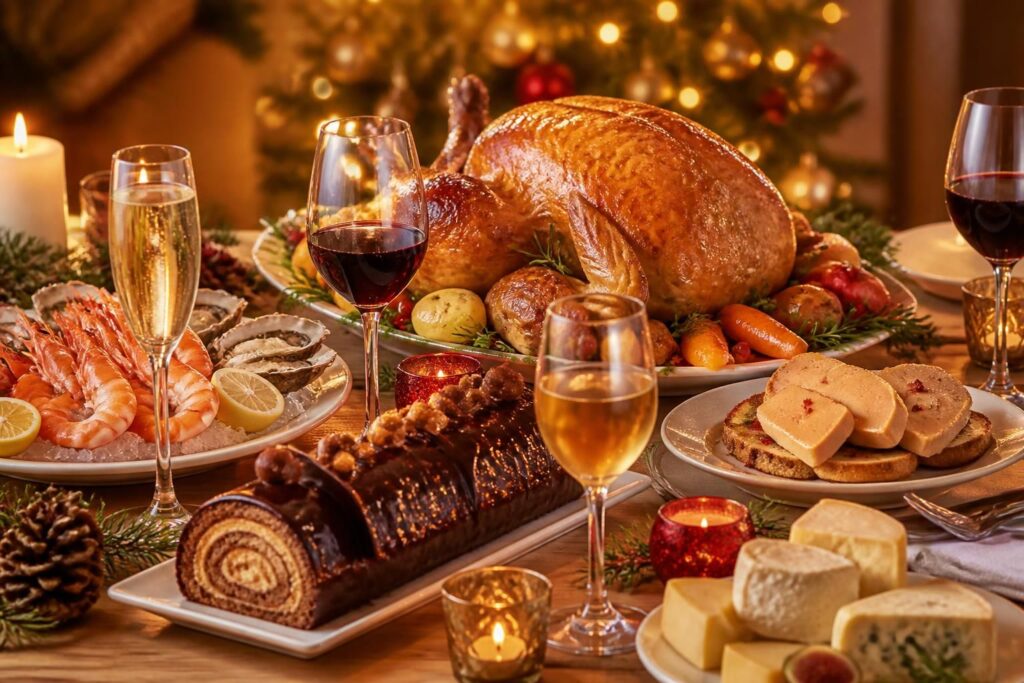 découvrez notre guide des vins parfaits pour accompagner chaque plat de votre menu de fêtes de noël et sublimer vos repas de fin d'année.