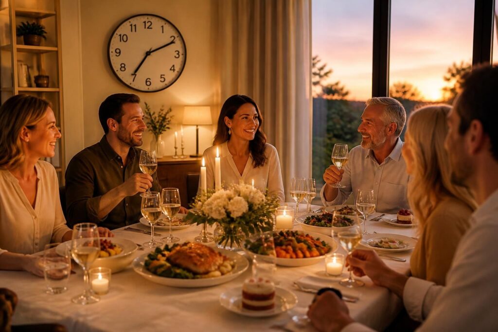 découvrez le timing parfait pour organiser un dîner réussi chez vous et impressionner vos invités avec une réception sans stress.