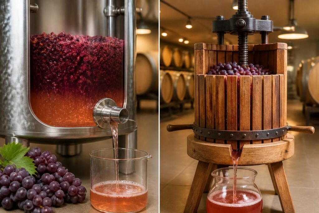 découvrez les différences entre la méthode de saignée et le pressurage direct pour élaborer un vin rosé, leurs techniques, impacts sur la couleur, les arômes et la qualité du vin.