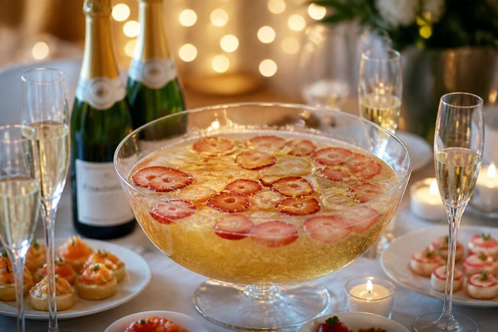 découvrez la recette festive de la soupe de champagne, un apéritif raffiné et convivial pour vos occasions spéciales.