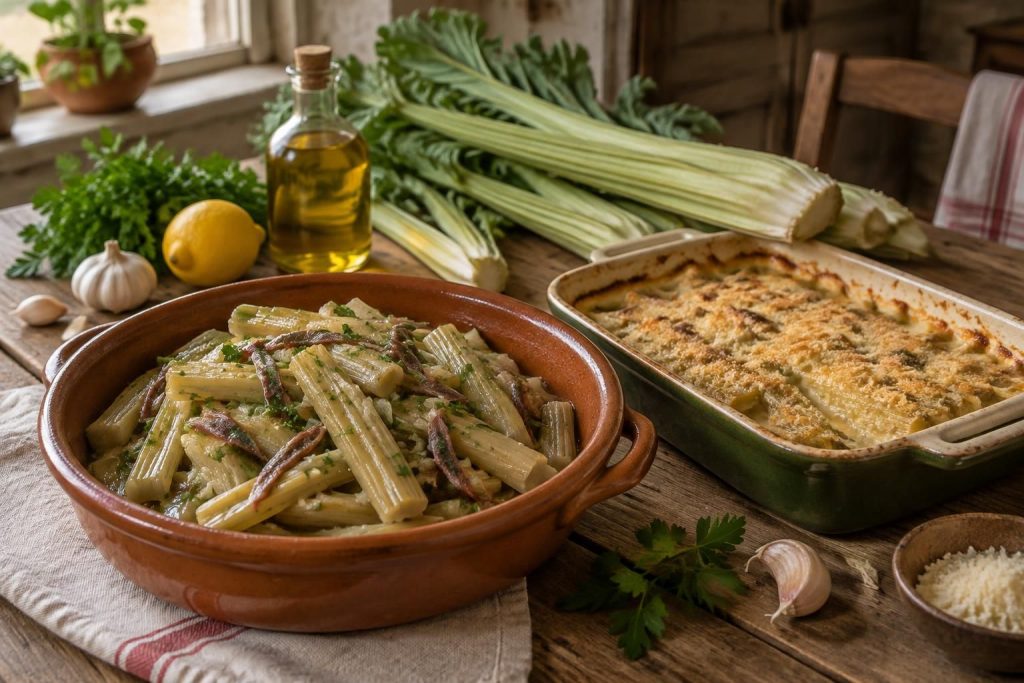 Cardon recette simple et traditionnelle : variantes italienne et provençale