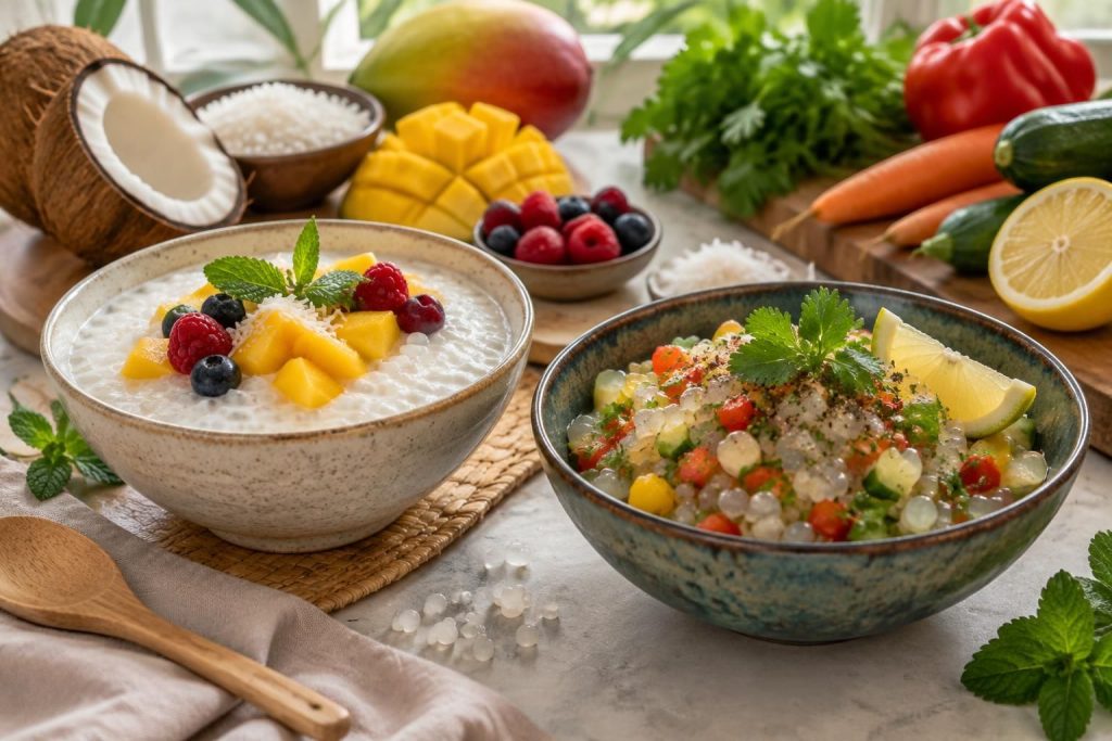 Recette de tapioca simple et savoureuse salée ou sucrée