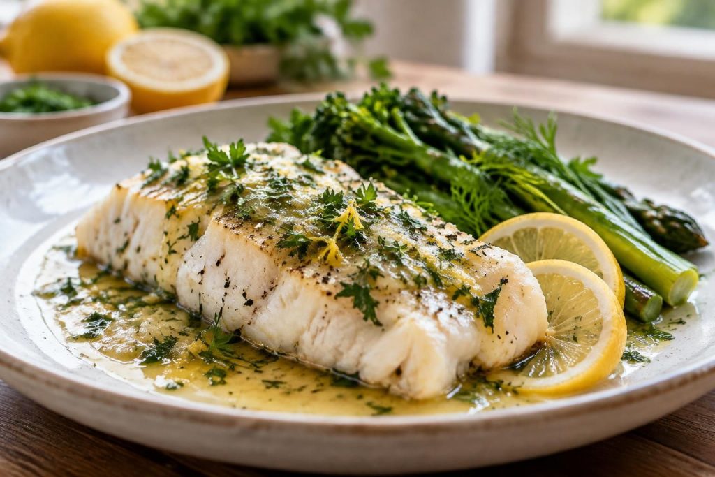 Recette sauce citron pour poisson légère, sans crème ni beurre